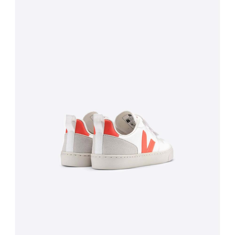 Veja V-10 CWL Joggesko Barn White/Orange | NO 858DFM